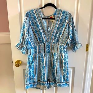 Anthropologie Farm Rio Evie Romper